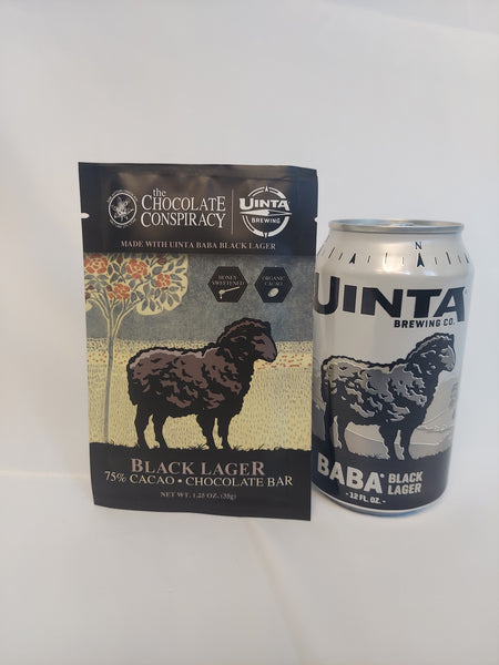 Baba Black Lager Bar 75% cacao - Dark Chocolate