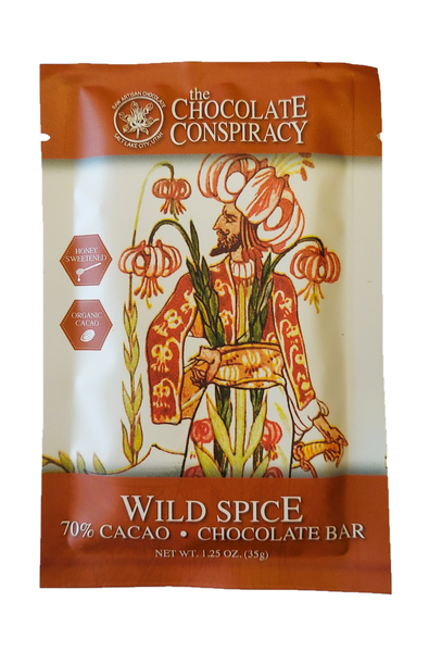 Wild Spice Bar  74% cacao - Dark Chocolate